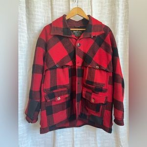 Vintage White Stag Wool Mackinaw Cruiser like Filson wool packer.